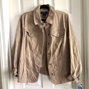 Women's Charter Club Tan Jacket